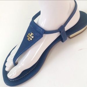 Tory Burch Royal BlueThong Sandals Size 8.5